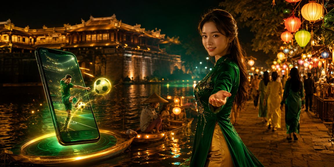 Không khí chợ đêm Huế sôi động – người dùng Việt Nam theo dõi cá cược thể thao