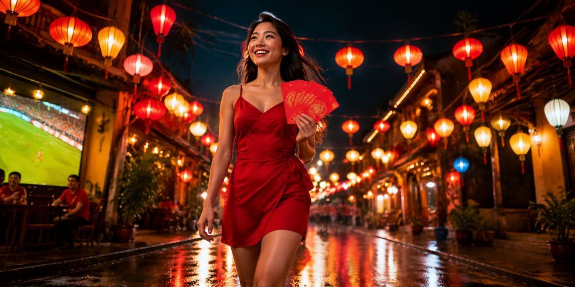 Phong bì đỏ may mắn và không khí chợ đêm Mũi Né – lễ hội và giải thưởng trực tuyến