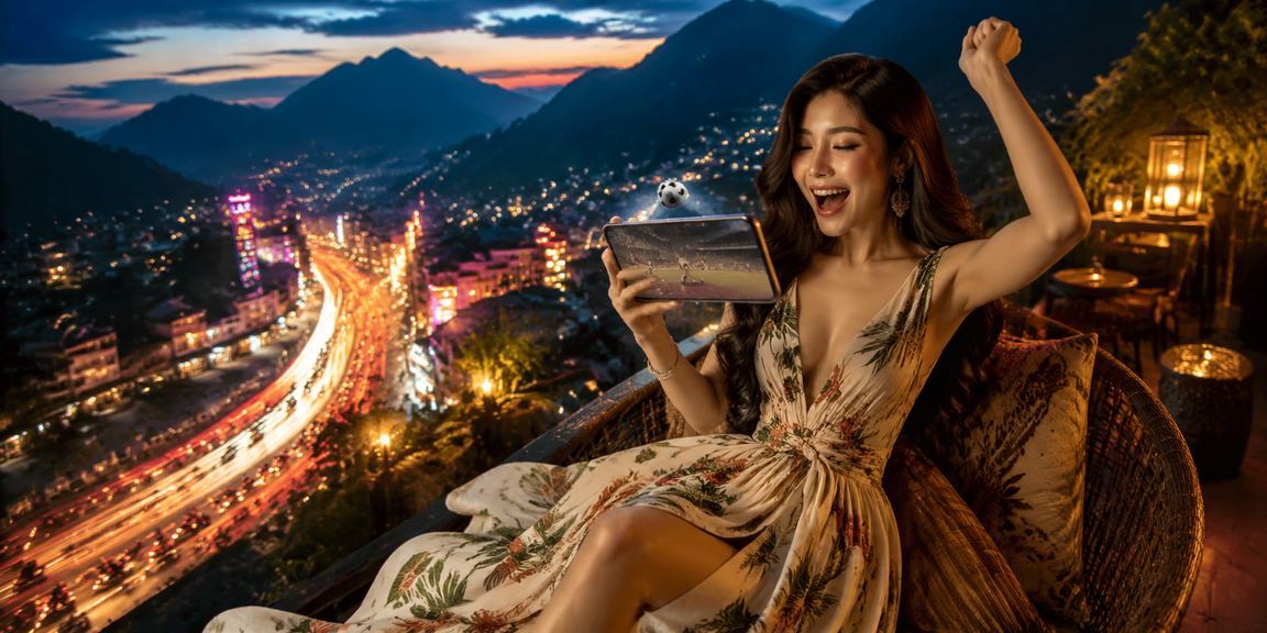 Ánh đèn neon cá cược tại Sapa về đêm – không khí giải trí trực tuyến sôi động