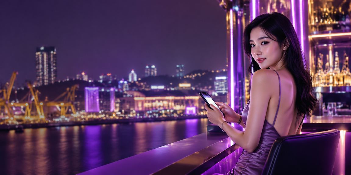 Ánh đèn neon cá cược thể thao về đêm tại Vũng Tàu – không khí giải trí sôi động